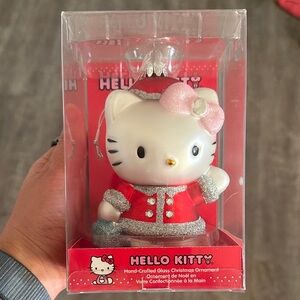 Hello Kitty Red and White Holiday Ornament